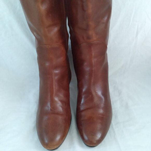 Cole Haan Brown Heeled Boots - Picture 4 of 12